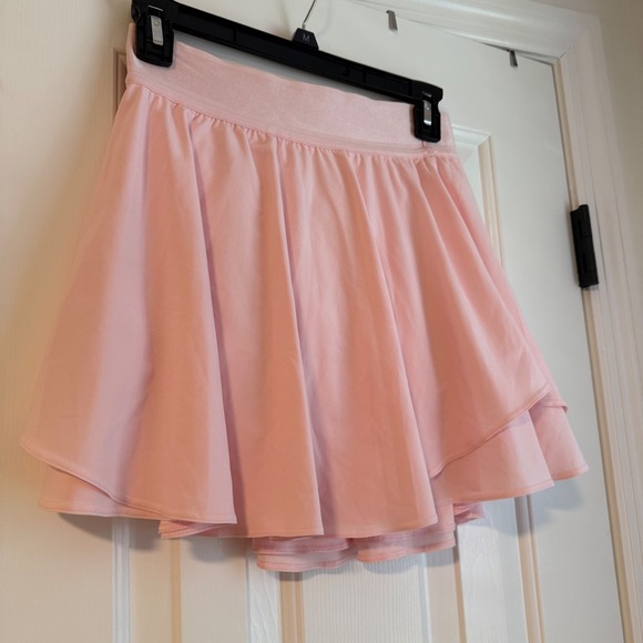 RARE Lululemon Court‎ Rival High Rise Skort Skirt Strawberry Pink Milkshake sz 4 - Picture 11 of 13